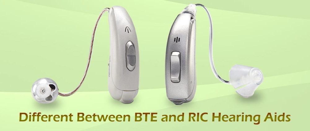 Different between BTE and RIC Hearing Aids